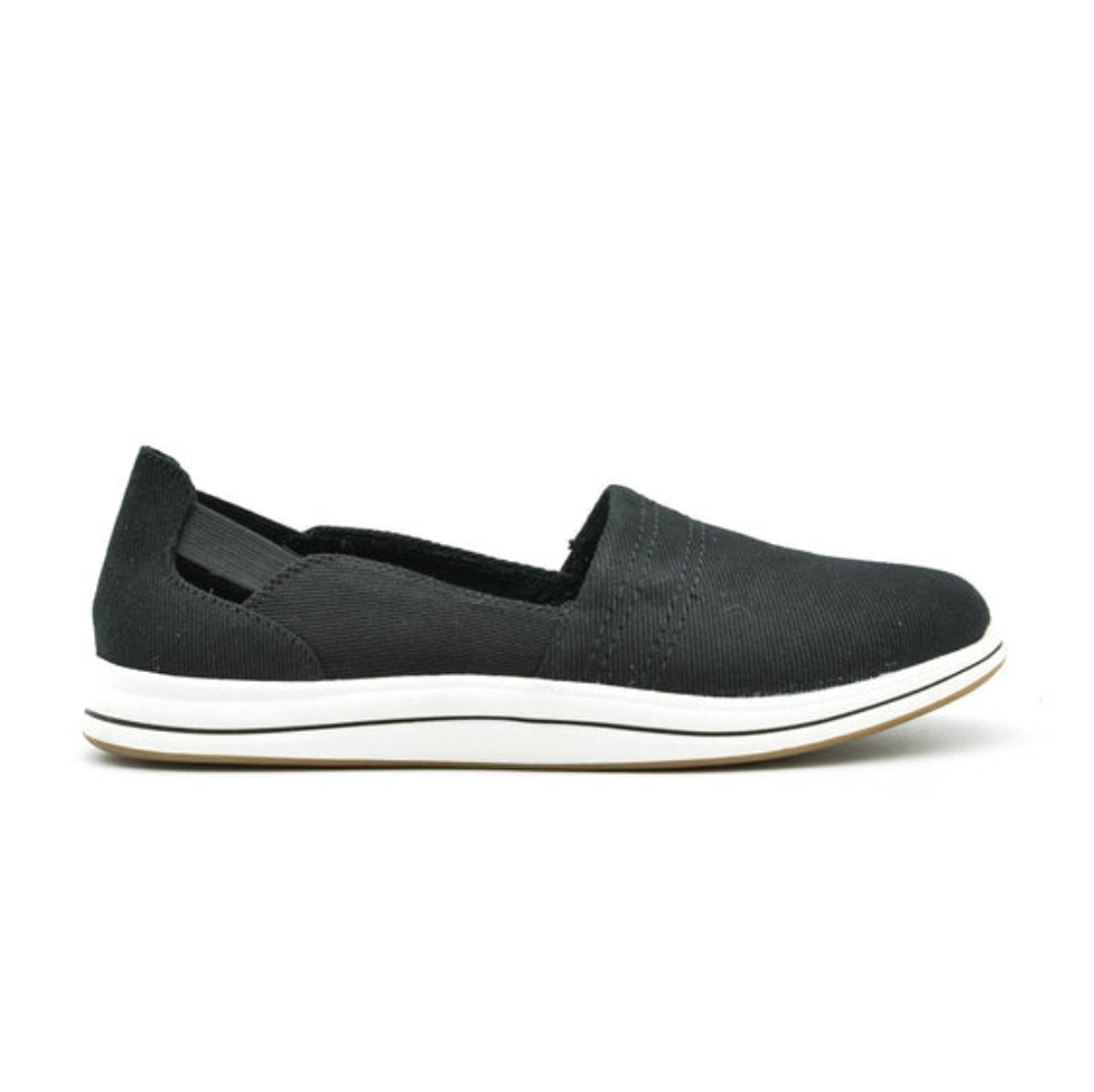 Clarks Cloudsteppers Breeze Step II Slip On Comfort Shoes Womens size 8 Black